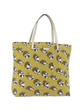 GUCCI Tote Bag Canvas Gold Green 295252